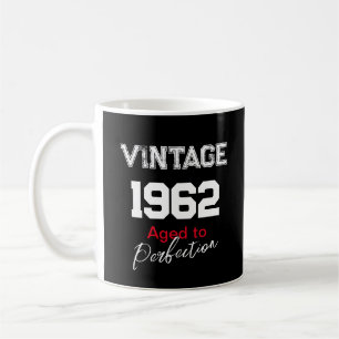 ヴィンテージ1962年完全熟成ハッピーバースデー コーヒーマグカップ