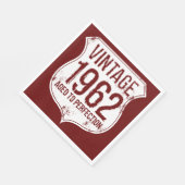 ヴィンテージ1962年完全熟成 スタンダードランチョンナプキン (角)