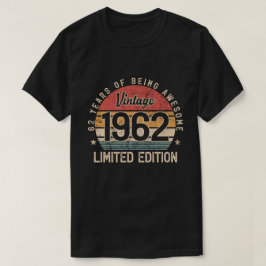 ヴィンテージ1962、62歳のすごい年、62歳の誕生日 Tシャツ