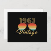 ヴィンテージ1963クールグッドビーブスサングラス ポストカード (正面/裏面)