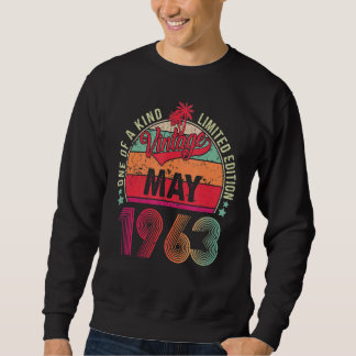 ヴィンテージ1963素晴らし年5月以来59誕生日1 スウェットシャツ