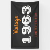 ヴィンテージ1963限定版 63歳の誕生日ギフト 横断幕 (縦)