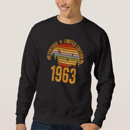 ヴィンテージ1963  1963年伝説のはじまり スウェットシャツ (正面)