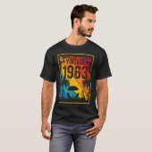 ヴィンテージ1963 60歳60誕生日1 Tシャツ (正面フル)
