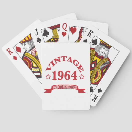 ヴィンテージ1964年の出産 トランプ (裏面)