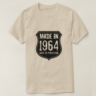 ヴィンテージ1964年（1964年）の完成度の高いTシャ男性へツ Tシャツ