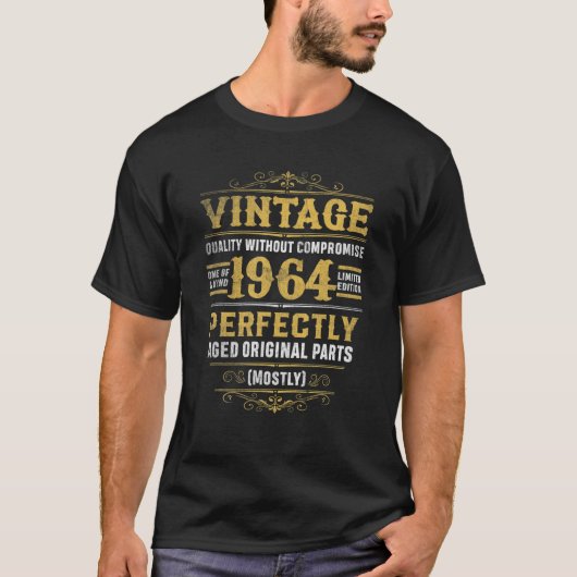 ヴィンテージ1964限定版58歳58Bir Tシャツ (正面)