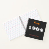ヴィンテージ1964限定版60th誕生日ギフト ノートブック (内部)