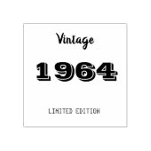 ヴィンテージ1964限定版60th誕生日ギフト ラバースタンプ (インプリント)