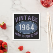 ヴィンテージ1964 60誕生日 スタンダードカクテルナプキン (インサイチュ)