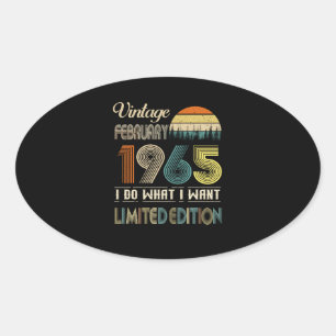 ヴィンテージ1965年2月I Do What I Want Limited 楕円形シール