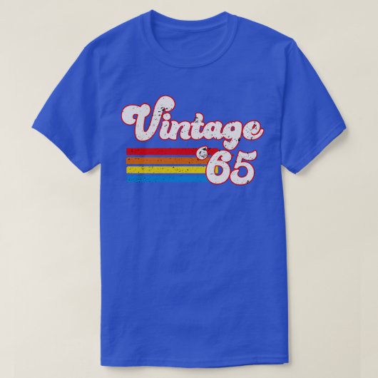 ヴィンテージ1965誕生日シャツレトロ65誕生日シェル Tシャツ (デザイン正面)