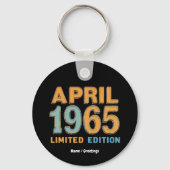 ヴィンテージ1965限定版60th誕生日ギフト キーホルダー (正面)