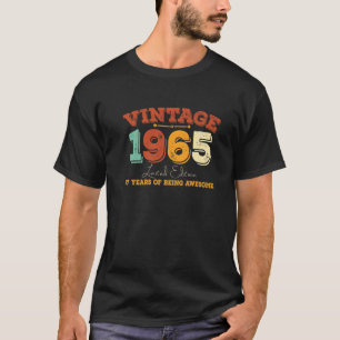 ヴィンテージ1965 57番目の誕生日ギフトメンズ57年 Tシャツ