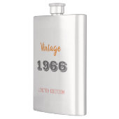 ヴィンテージ1966フラスコ - 60歳の誕生日プレゼント（男性用） フラスク (左)