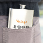 ヴィンテージ1966フラスコ - 60歳の誕生日プレゼント（男性用） フラスク (インサイチュ)