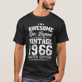 ヴィンテージ1966レトロ56歳56誕生日歳M Tシャツ