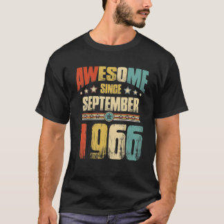 ヴィンテージ1966年9月以素晴らし降55誕生日 Tシャツ