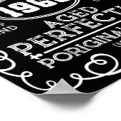 ヴィンテージ1966男の神話レジェンド55誕生日 ポスター (角)