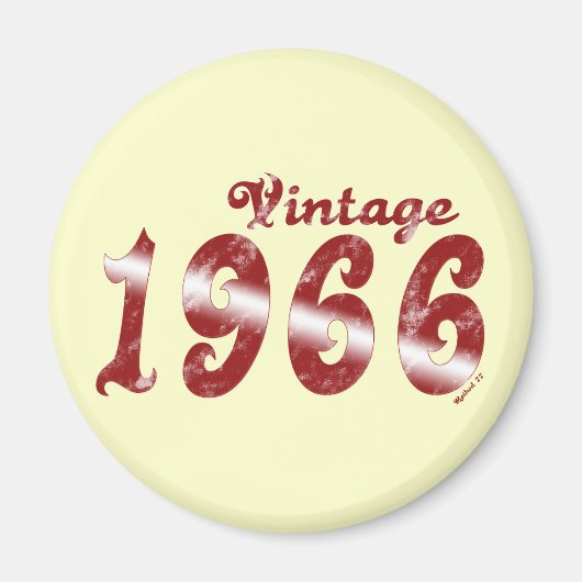 ヴィンテージ1966磁石 マグネット (正面)
