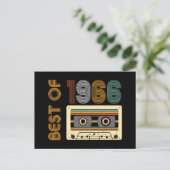 ヴィンテージ1966 製造1966年 60歳の誕生日 60年記念 ポストカード (スタンド正面)