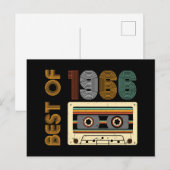 ヴィンテージ1966 製造1966 60歳の誕生日 60年記念 ポストカード (正面/裏面)