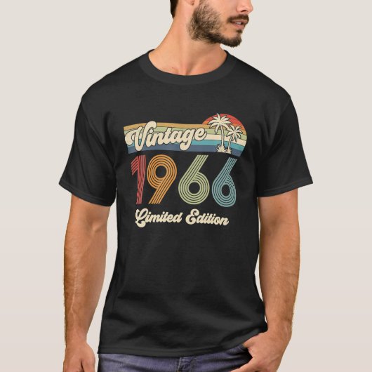 ヴィンテージ1966 56誕生日限定版56年 Tシャツ (正面)