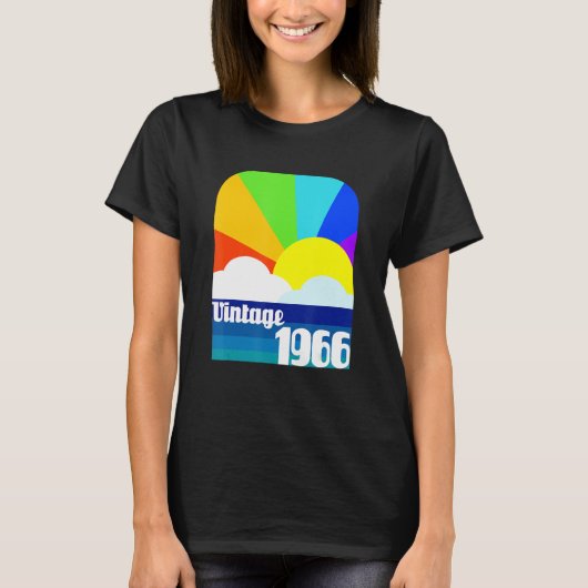 ヴィンテージ1966 56誕生日56歳誕生日 Tシャツ (正面)