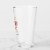 ヴィンテージ1966 60th誕生日レトロパープルビール タンブラーグラス (左)