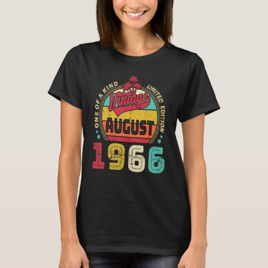 ヴィンテージ1966 Ep以素晴らし降56威厳がある誕生日 Tシャツ (正面)