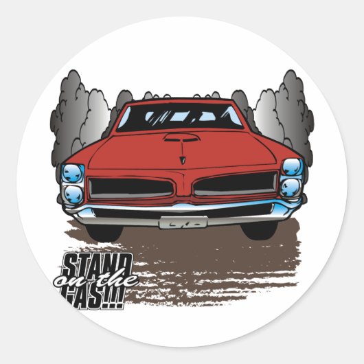 ヴィンテージ1966 GTO ラウンドシール (正面)