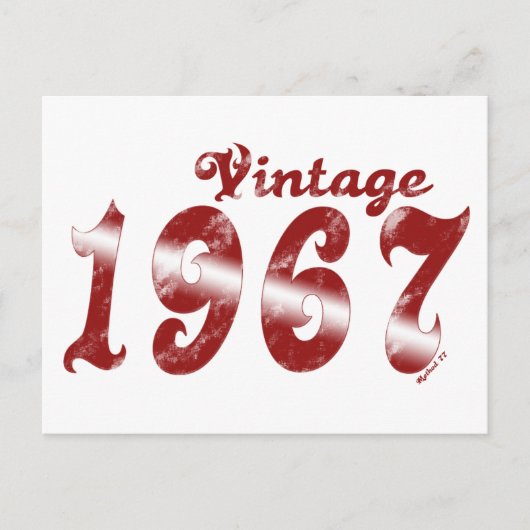 ヴィンテージ1967はがき ポストカード (正面)