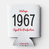 ヴィンテージ1967年から完全無欠50誕生日ギフト 缶クーラー (裏面)