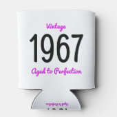 ヴィンテージ1967年から完全無欠50誕生日ギフト 缶クーラー (裏面)
