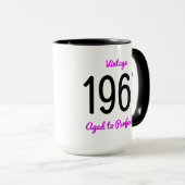 ヴィンテージ1967年から1967年まで50歳の誕生日パーティー マグカップ (正面右)