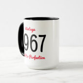 ヴィンテージ1967年から1967年まで50歳の誕生日パーティー マグカップ (正面左)