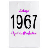 ヴィンテージ1967年から1967年まで50歳の誕生日パーティー ミディアムペーパーバッグ (正面)
