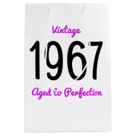 ヴィンテージ1967年から1967年まで50歳の誕生日パーティー ミディアムペーパーバッグ