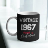 ヴィンテージ1967年完全熟成ハッピーバースデー コーヒーマグカップ