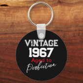 ヴィンテージ1967年完全熟成誕生日 キーホルダー (正面)