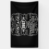 ヴィンテージ1967年男神話伝説54誕生日 横断幕 (縦)