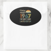 ヴィンテージ1967年2月I Do What I Want Limited 楕円形シール (バッグ)