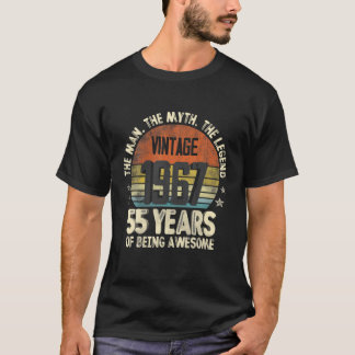 ヴィンテージ1967年55誕生日55歳 Tシャツ