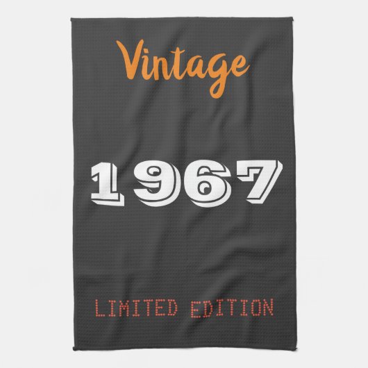 ヴィンテージ1967限定版贈与 キッチンタオル (縦)