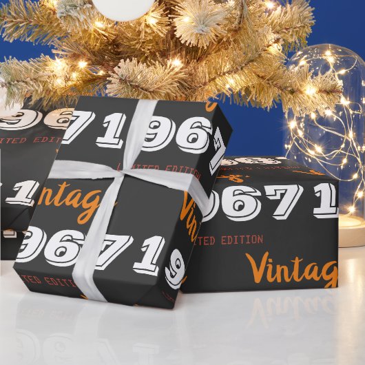 ヴィンテージ1967限定版贈与 ラッピングペーパー (クリスマス)