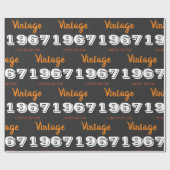 ヴィンテージ1967限定版贈与 ラッピングペーパー (フラット)