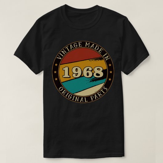 ヴィンテージ1968年に製造されたオリジナル部品 Tシャツ (デザイン正面)