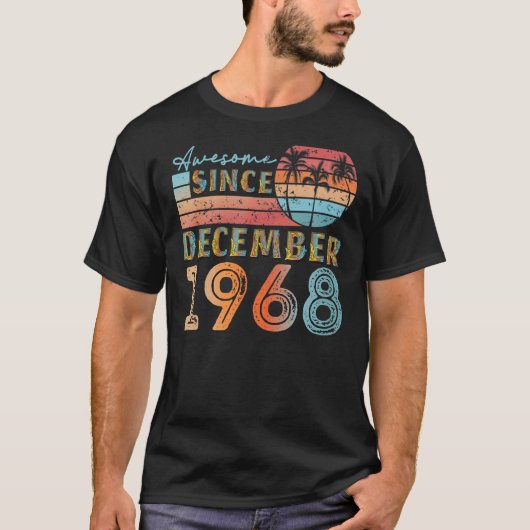 ヴィンテージ1968年12月92歳54歳m tシャツ (正面)