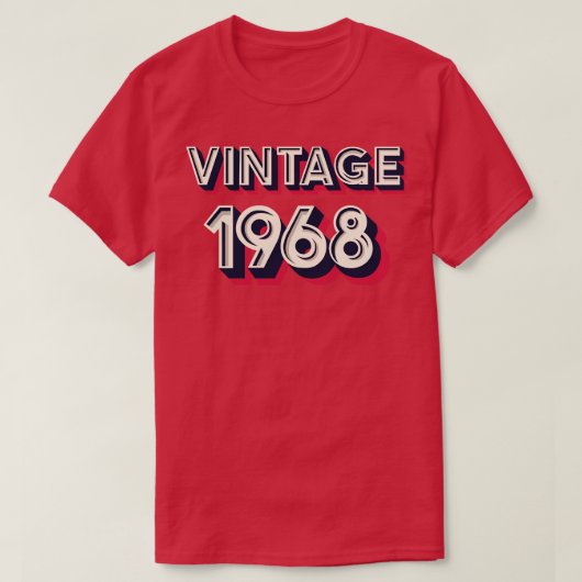 ヴィンテージ1968 Tシャツ (デザイン正面)