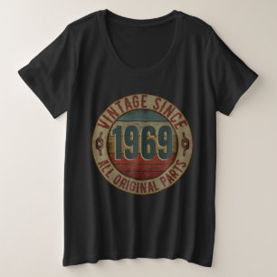 ヴィンテージ1969年以来すべてのオリジナル部品 プラスサイズTシャツ